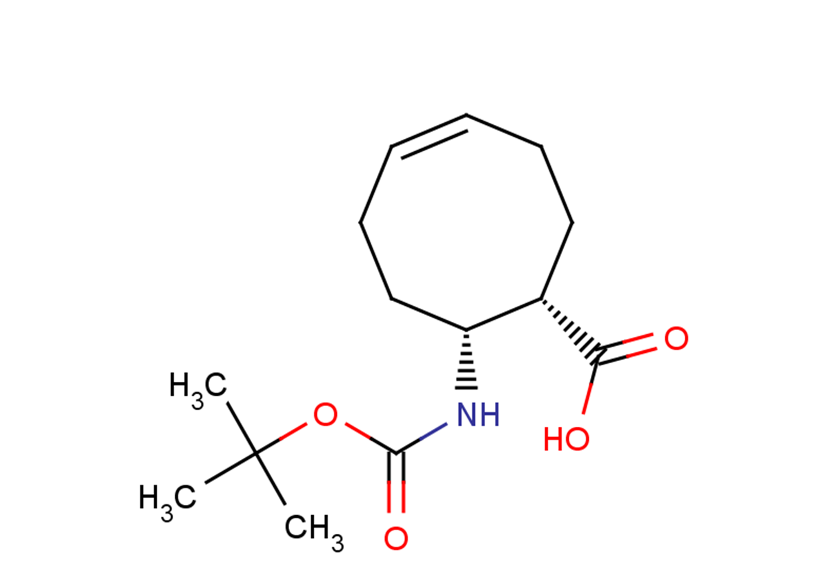 (1S,4Z,8R)-8-{[(tert-butoxy)carbonyl]amino}cyclooct-4-ene-1-carboxylic acid