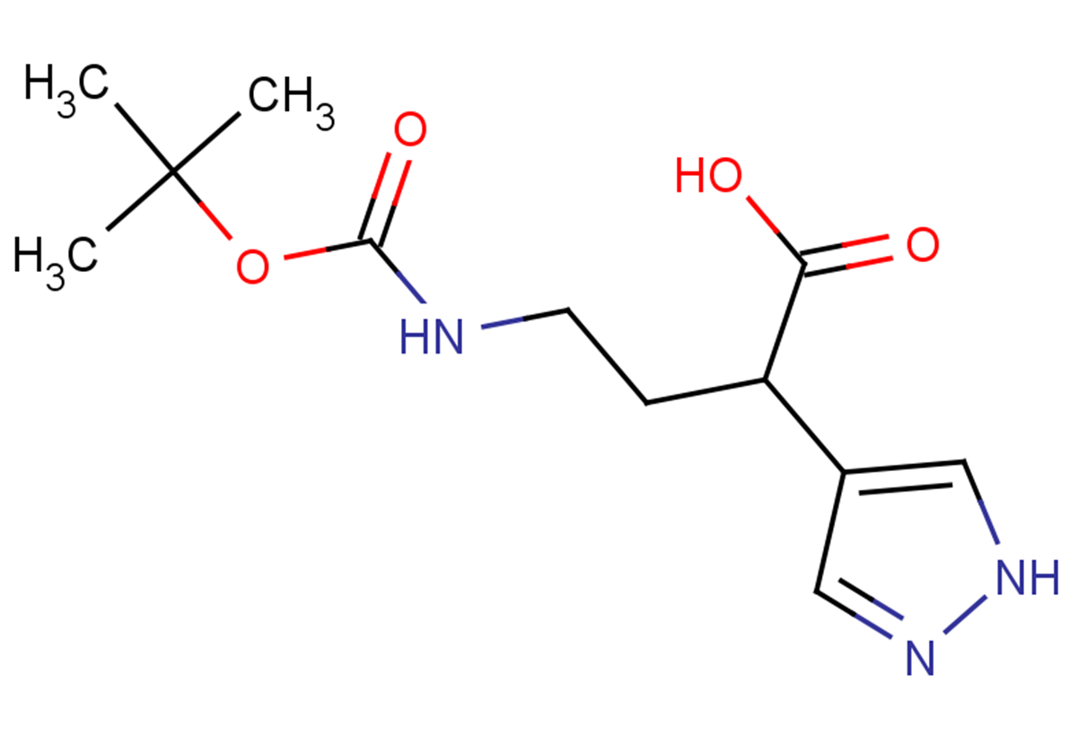4-{[(tert-butoxy)carbonyl]amino}-2-(1H-pyrazol-4-yl)butanoic acid