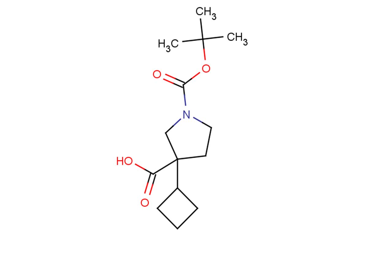 1-[(tert-butoxy)carbonyl]-3-cyclobutylpyrrolidine-3-carboxylic acid