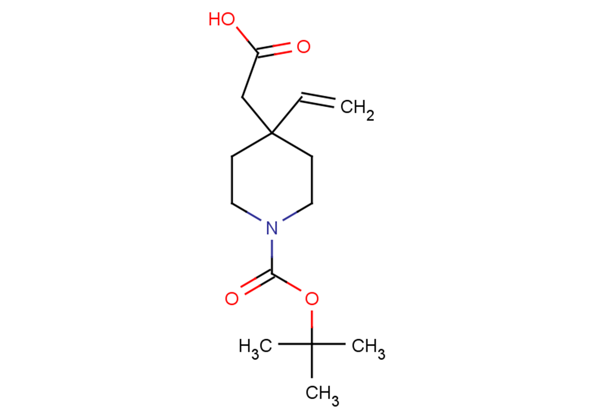 2-{1-[(tert-butoxy)carbonyl]-4-ethenylpiperidin-4-yl}acetic acid