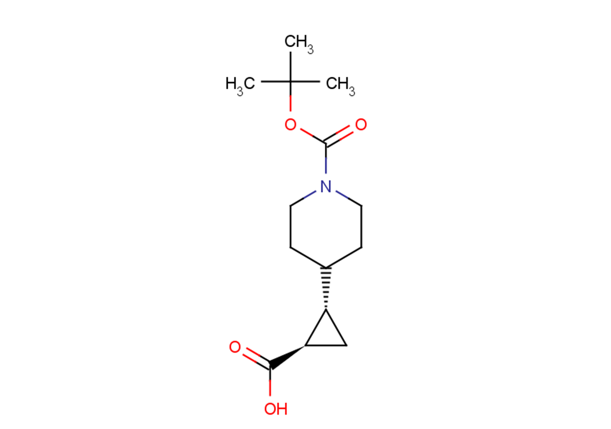 (1R,2S)-2-{1-[(tert-butoxy)carbonyl]piperidin-4-yl}cyclopropane-1-carboxylic acid