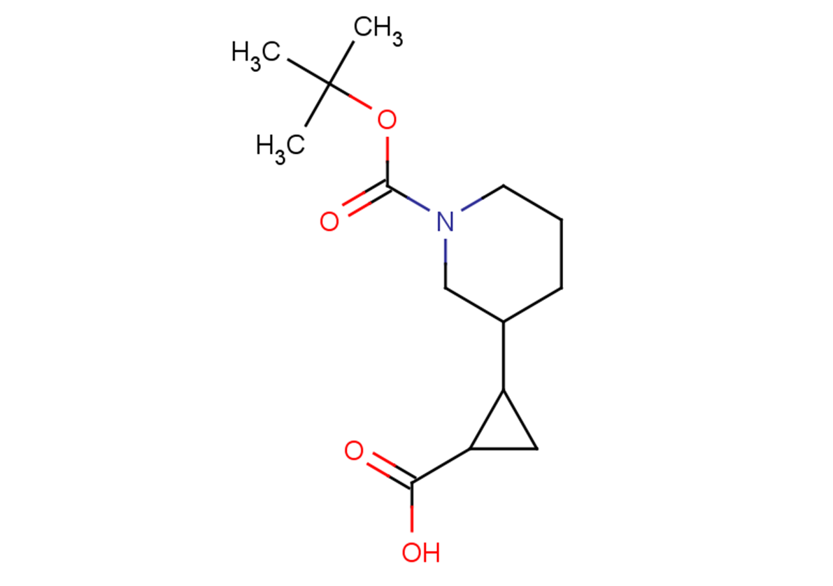2-{1-[(tert-butoxy)carbonyl]piperidin-3-yl}cyclopropane-1-carboxylic acid