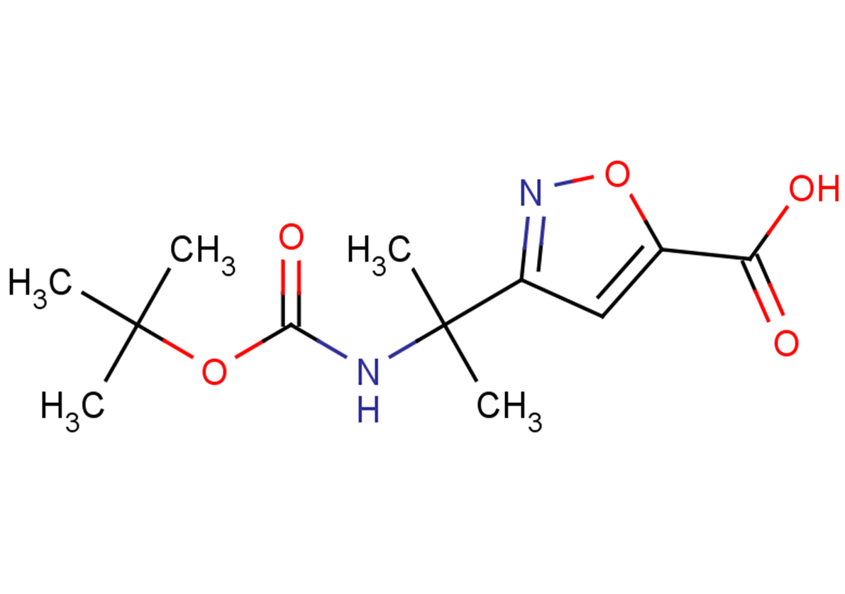 3-(2-{[(tert-butoxy)carbonyl]amino}propan-2-yl)-1,2-oxazole-5-carboxylic acid