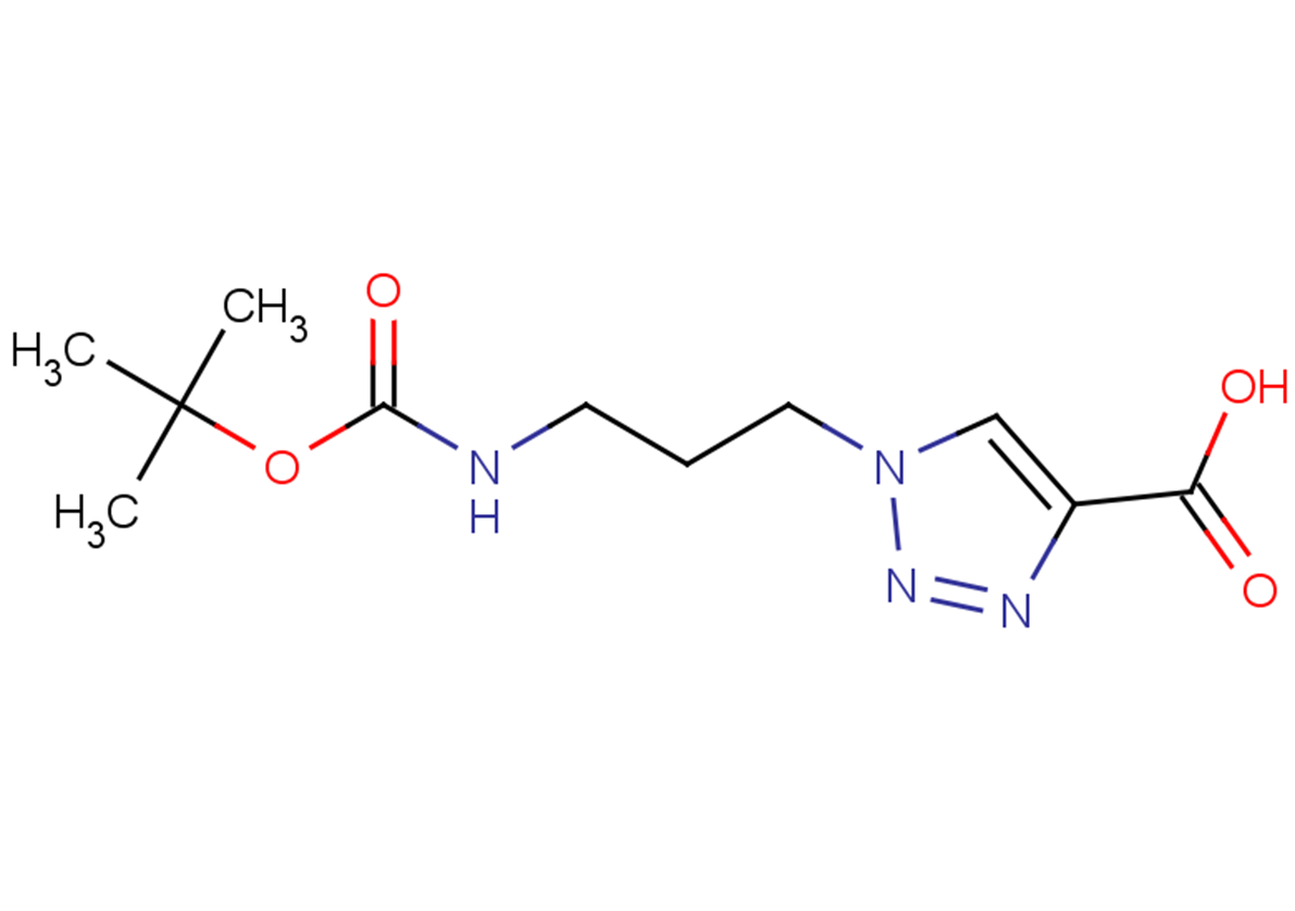 1-(3-{[(tert-butoxy)carbonyl]amino}propyl)-1H-1,2,3-triazole-4-carboxylic acid