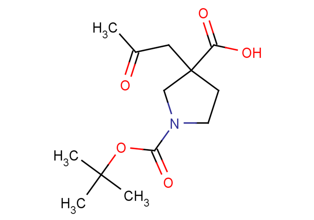 1-[(tert-butoxy)carbonyl]-3-(2-oxopropyl)pyrrolidine-3-carboxylic acid