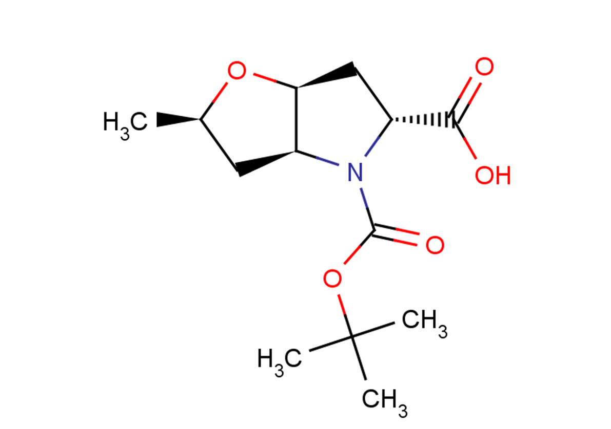(2R,3aS,5R,6aS)-4-[(tert-butoxy)carbonyl]-2-methyl-hexahydro-2H-furo[3,2-b]pyrrole-5-carboxylic acid