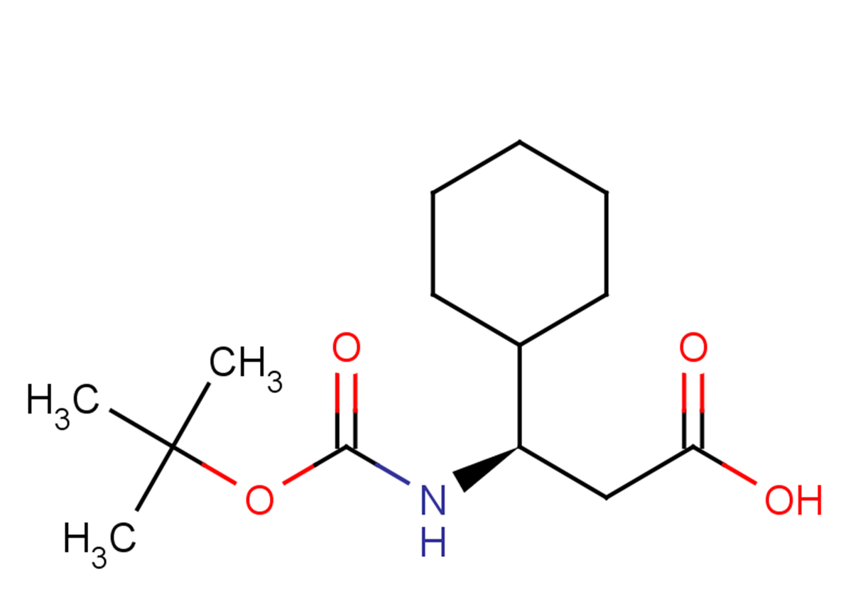 (3R)-3-{[(tert-butoxy)carbonyl]amino}-3-cyclohexylpropanoic acid