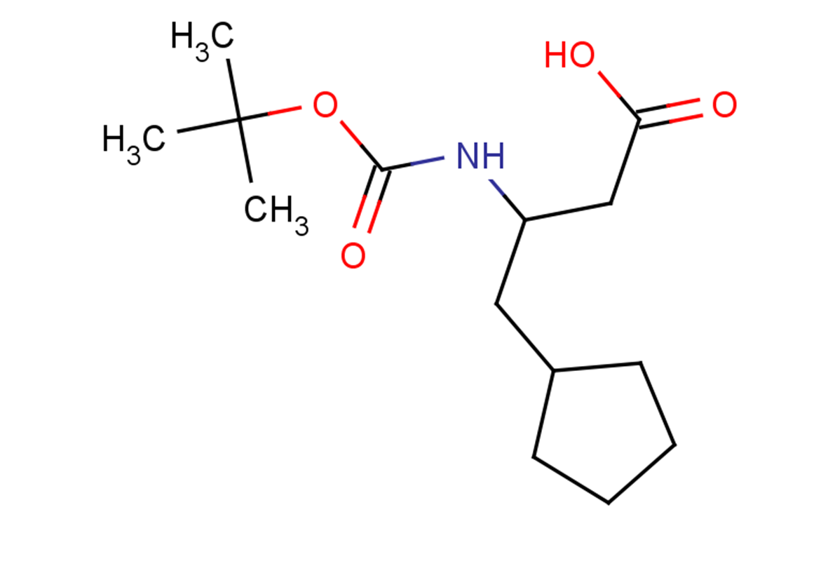 3-{[(tert-butoxy)carbonyl]amino}-4-cyclopentylbutanoic acid