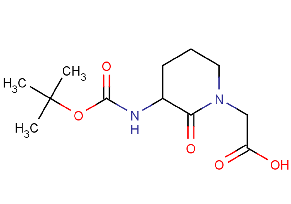 2-(3-{[(tert-butoxy)carbonyl]amino}-2-oxopiperidin-1-yl)acetic acid