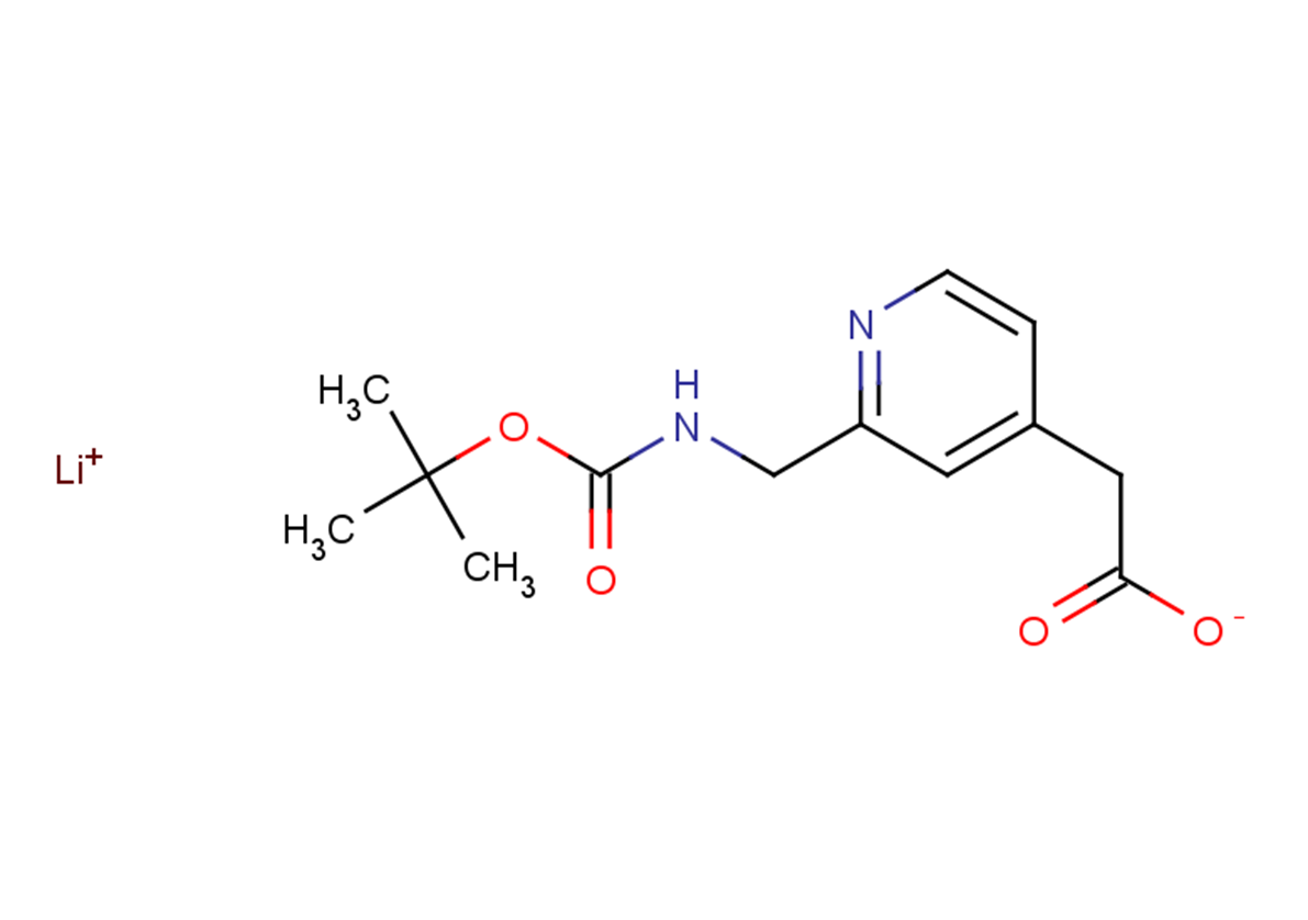 lithium(1+) ion 2-[2-({[(tert-butoxy)carbonyl]amino}methyl)pyridin-4-yl]acetate