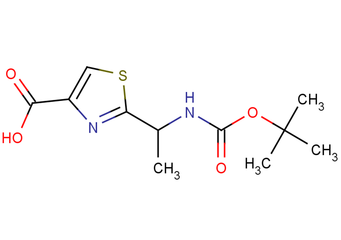 2-(1-{[(tert-butoxy)carbonyl]amino}ethyl)-1,3-thiazole-4-carboxylic acid