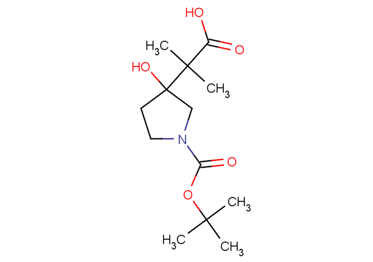 2-{1-[(tert-butoxy)carbonyl]-3-hydroxypyrrolidin-3-yl}-2-methylpropanoic acid