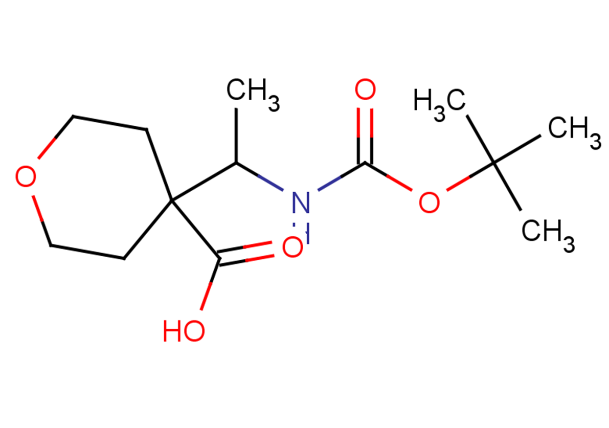 4-(1-{[(tert-butoxy)carbonyl]amino}ethyl)oxane-4-carboxylic acid