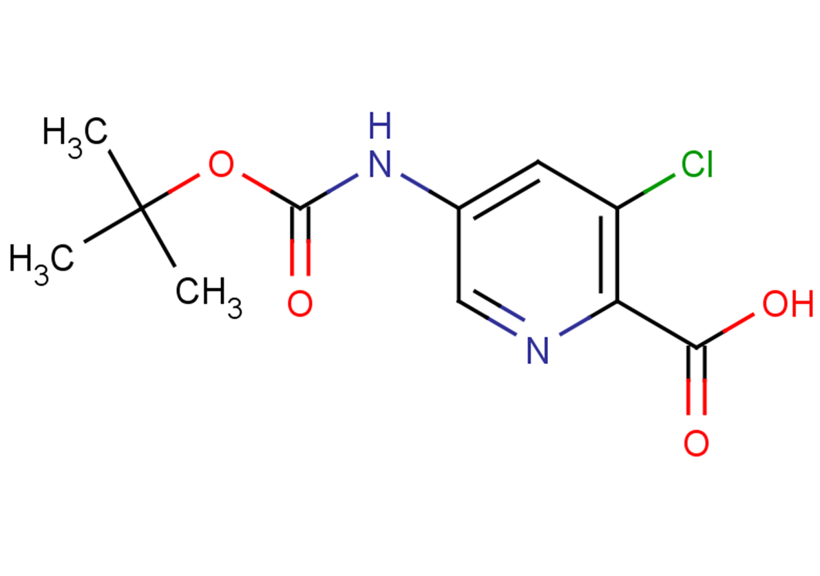 5-{[(tert-butoxy)carbonyl]amino}-3-chloropyridine-2-carboxylic acid