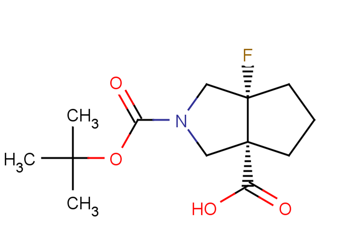 (3aS,6aR)-2-[(tert-butoxy)carbonyl]-6a-fluoro-octahydrocyclopenta[c]pyrrole-3a-carboxylic acid