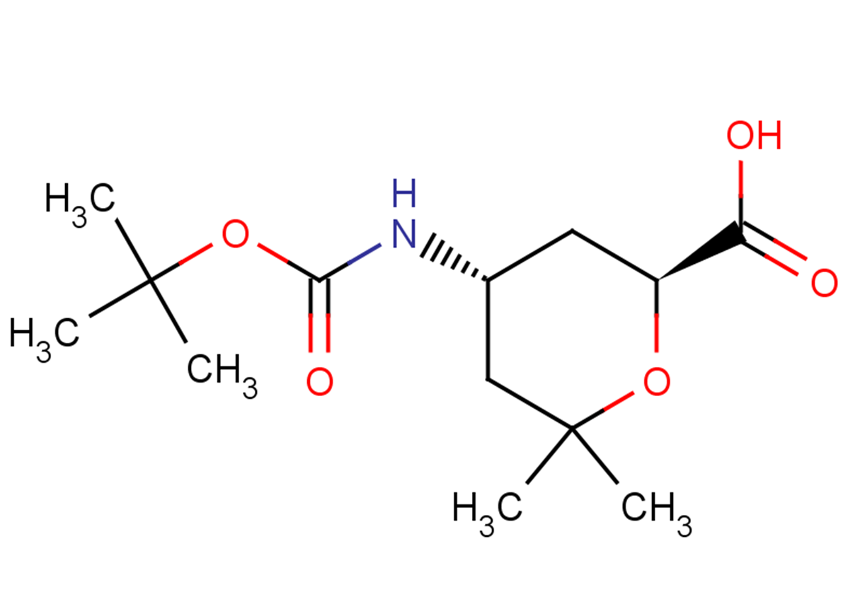 (2S,4R)-4-{[(tert-butoxy)carbonyl]amino}-6,6-dimethyloxane-2-carboxylic acid
