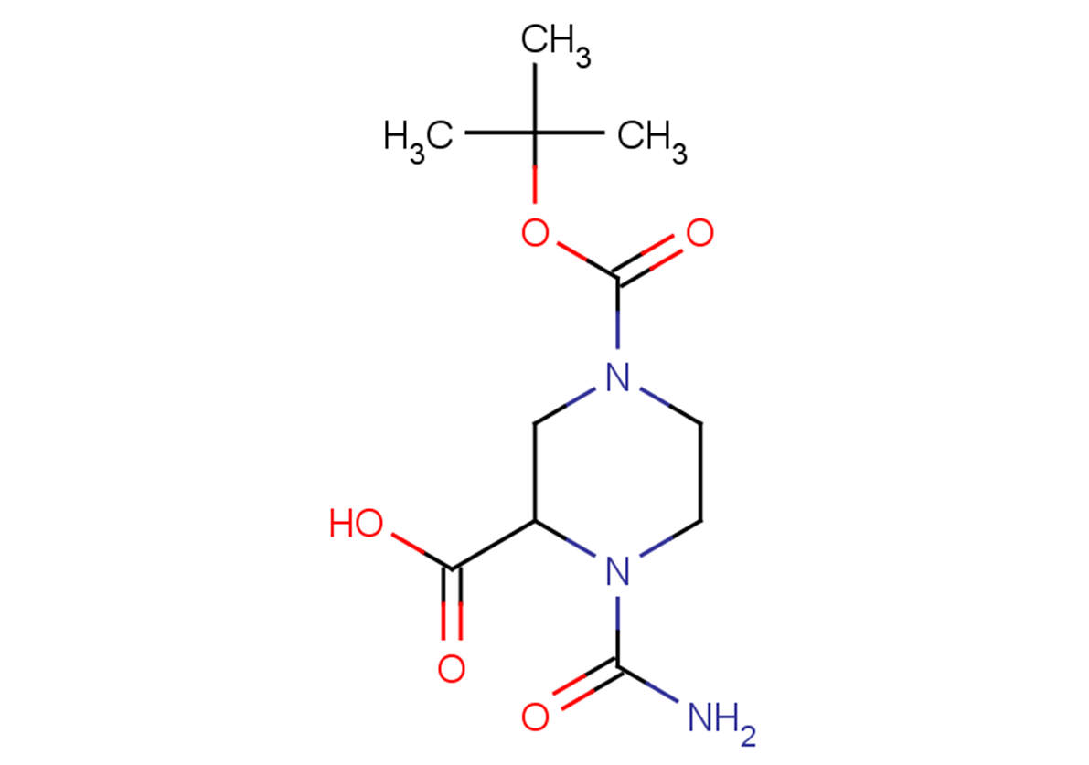 4-[(tert-butoxy)carbonyl]-1-carbamoylpiperazine-2-carboxylic acid