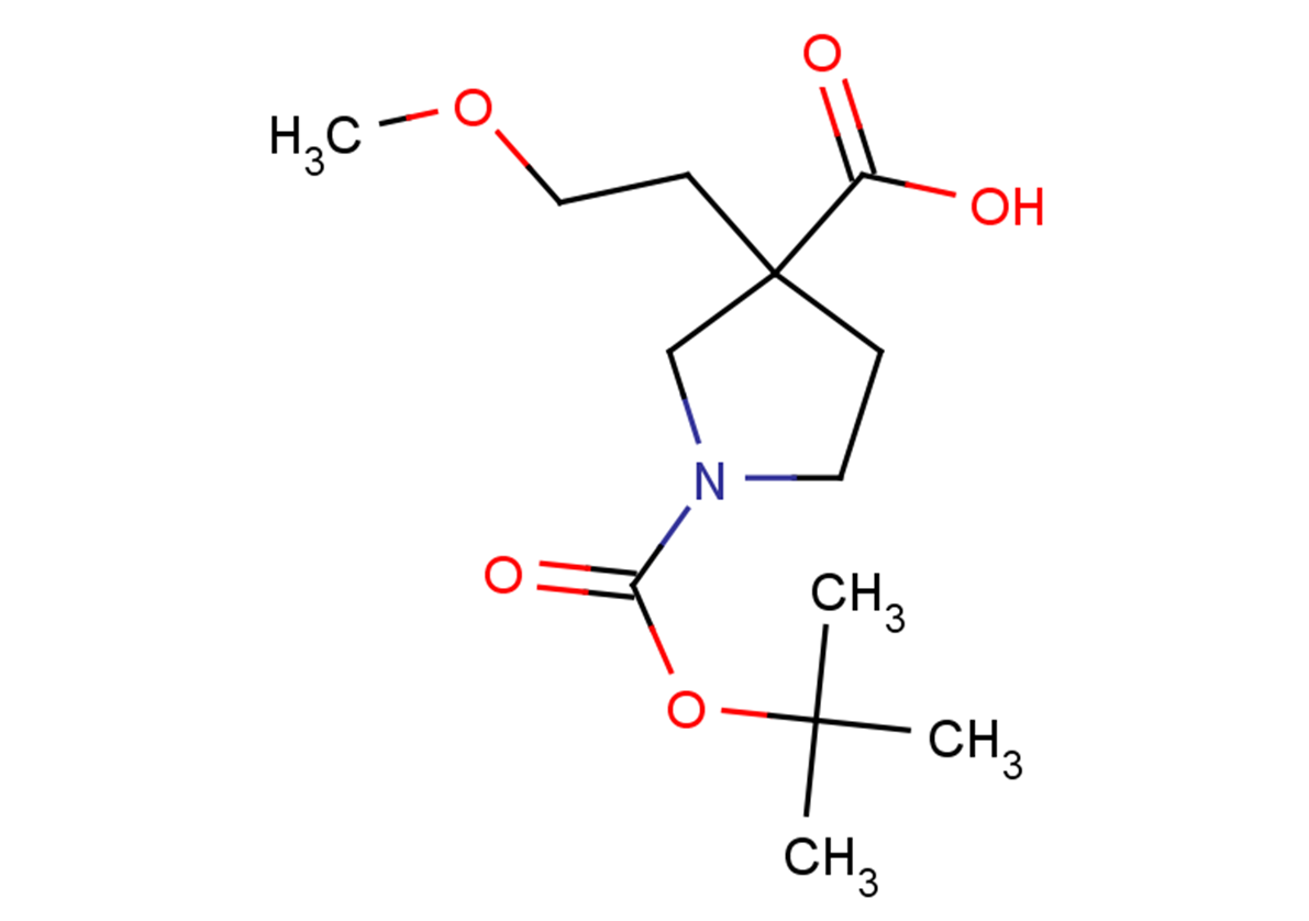 1-[(tert-butoxy)carbonyl]-3-(2-methoxyethyl)pyrrolidine-3-carboxylic acid