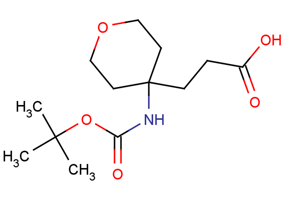 3-(4-{[(tert-butoxy)carbonyl]amino}oxan-4-yl)propanoic acid