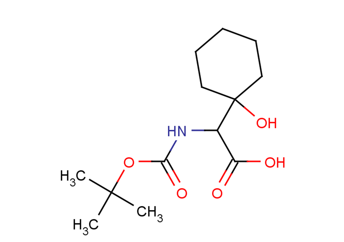 2-{[(tert-butoxy)carbonyl]amino}-2-(1-hydroxycyclohexyl)acetic acid