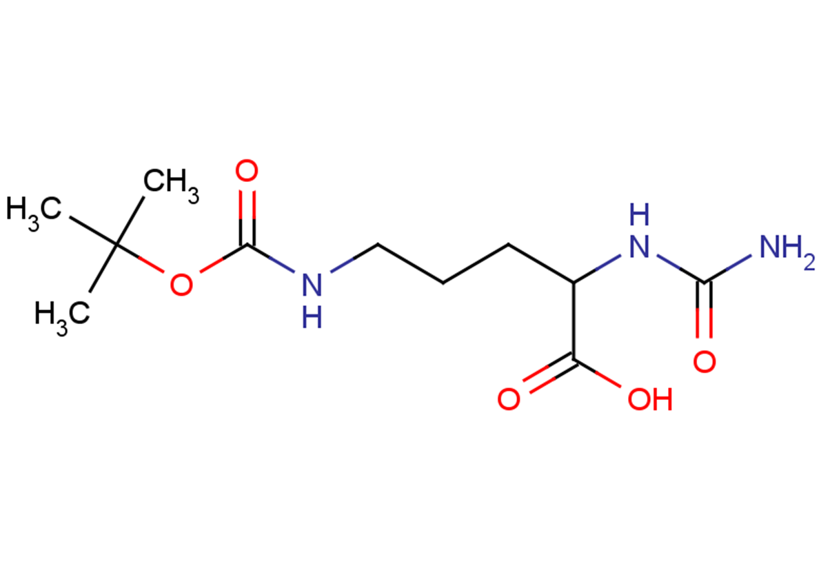 5-{[(tert-butoxy)carbonyl]amino}-2-(carbamoylamino)pentanoic acid