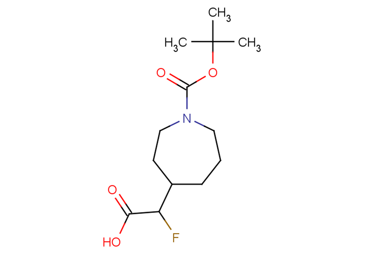 2-{1-[(tert-butoxy)carbonyl]azepan-4-yl}-2-fluoroacetic acid