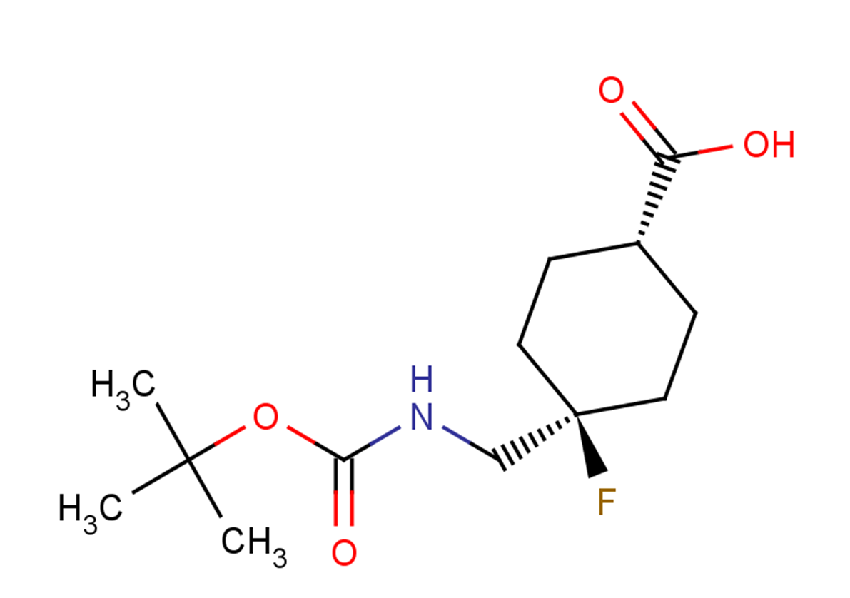 4-({[(tert-butoxy)carbonyl]amino}methyl)-4-fluorocyclohexane-1-carboxylic acid