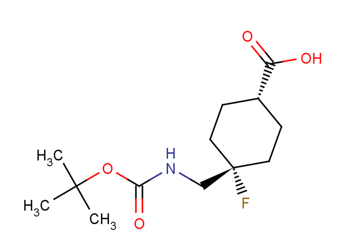 4-({[(tert-butoxy)carbonyl]amino}methyl)-4-fluorocyclohexane-1-carboxylic acid