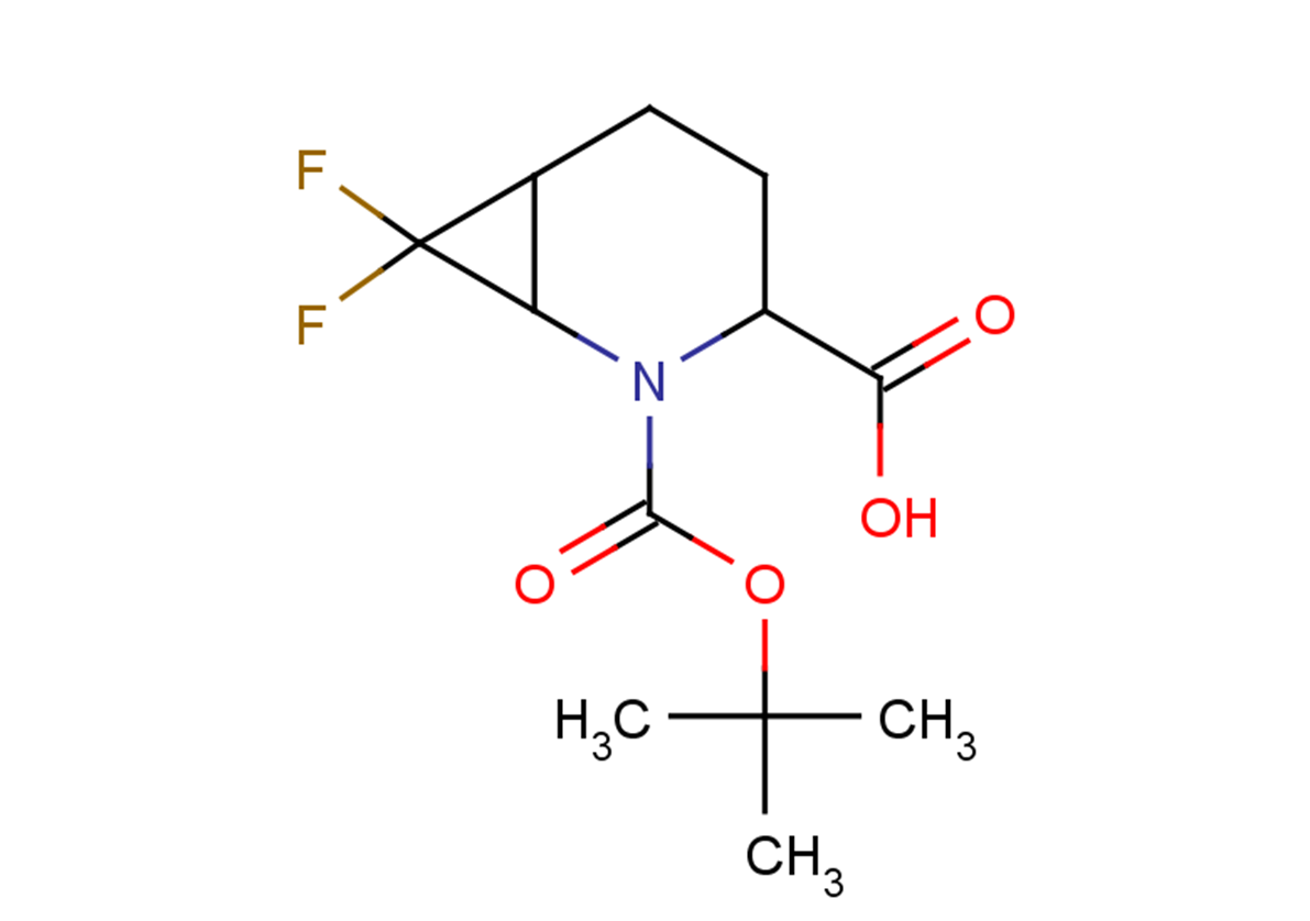 2-[(tert-butoxy)carbonyl]-7,7-difluoro-2-azabicyclo[4.1.0]heptane-3-carboxylic acid