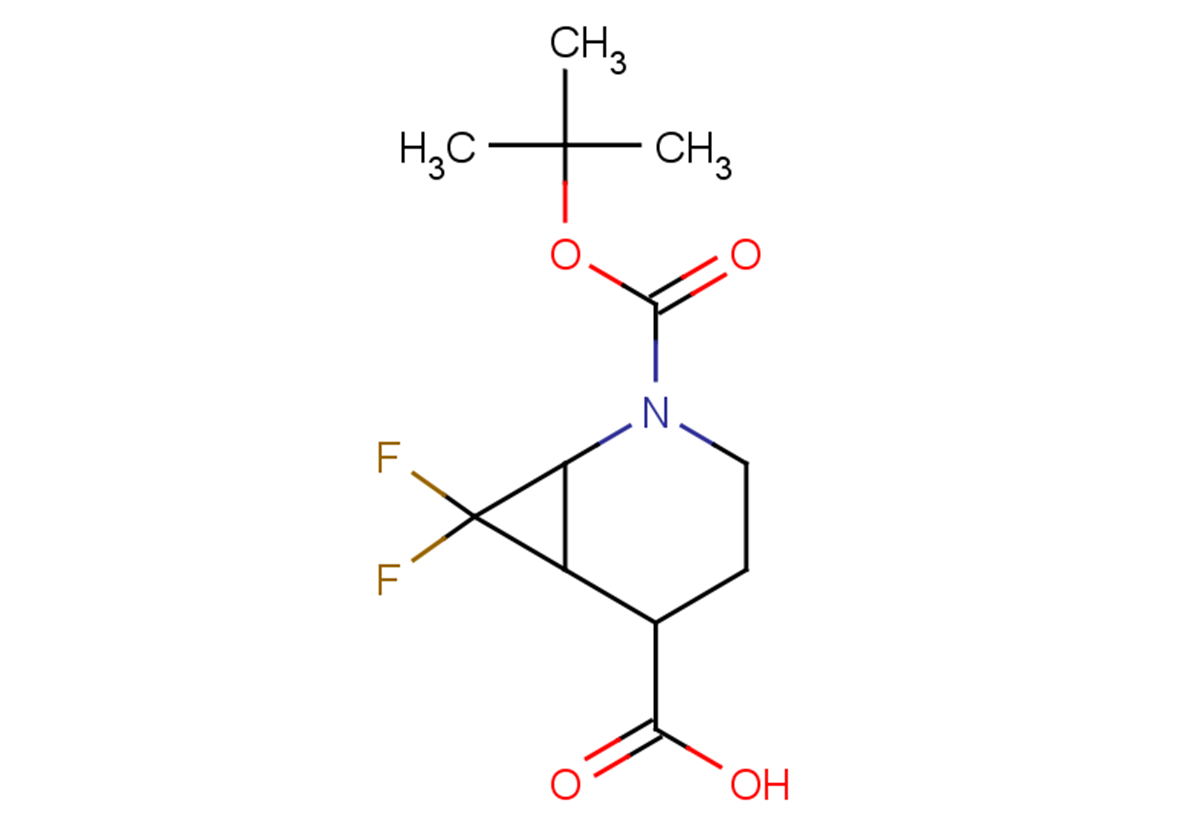 2-[(tert-butoxy)carbonyl]-7,7-difluoro-2-azabicyclo[4.1.0]heptane-5-carboxylic acid