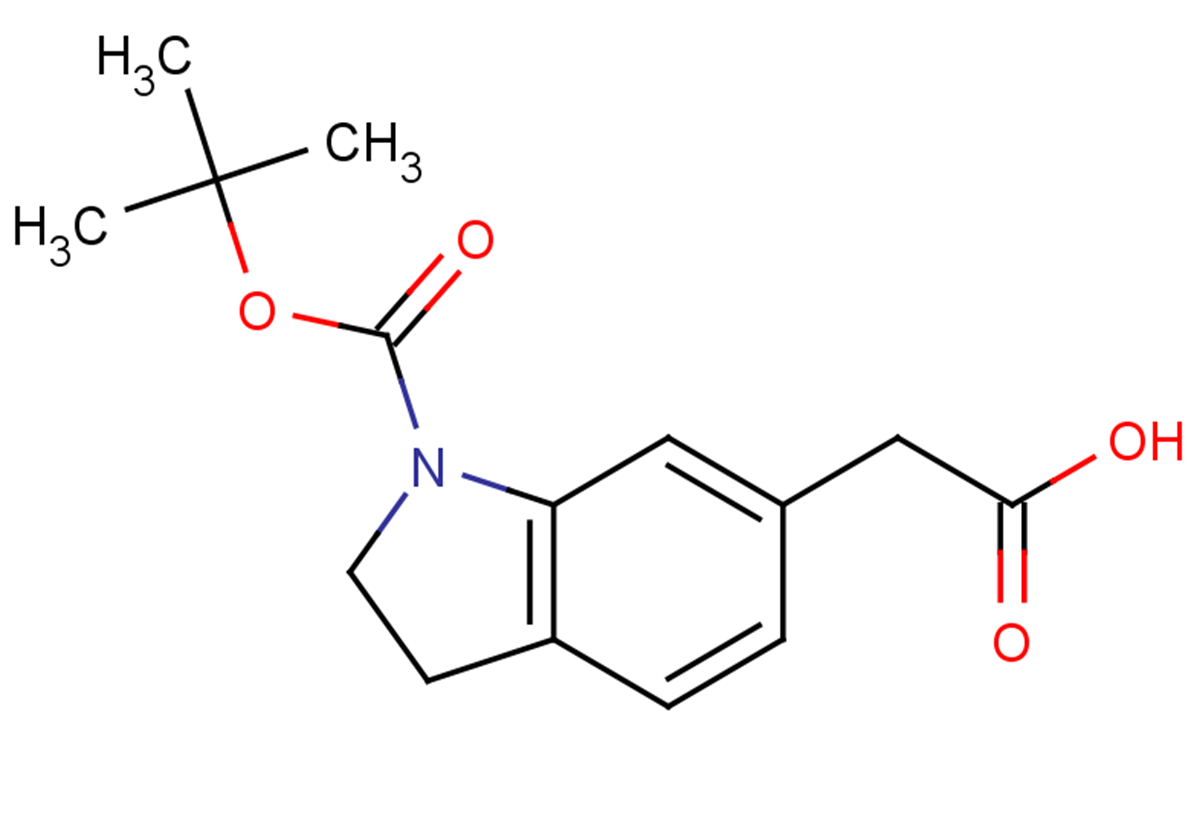 2-{1-[(tert-butoxy)carbonyl]-2,3-dihydro-1H-indol-6-yl}acetic acid