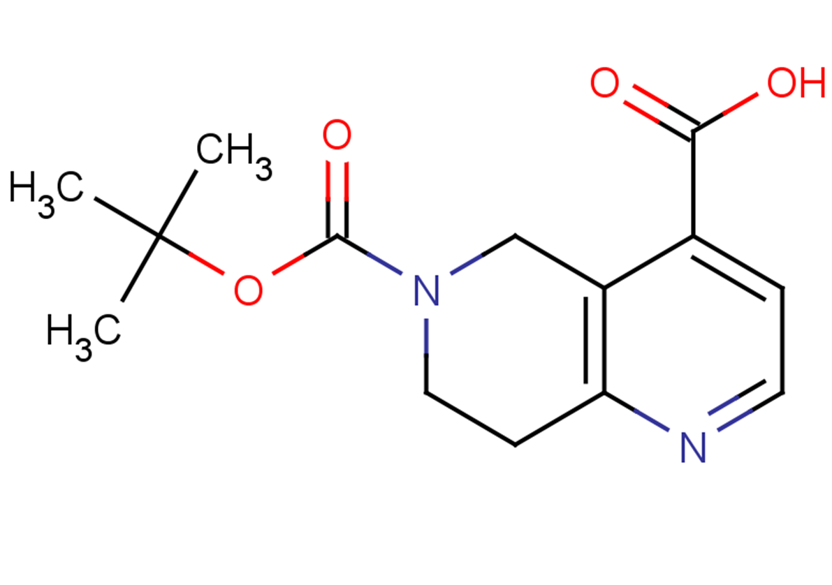 6-[(tert-butoxy)carbonyl]-5,6,7,8-tetrahydro-1,6-naphthyridine-4-carboxylic acid