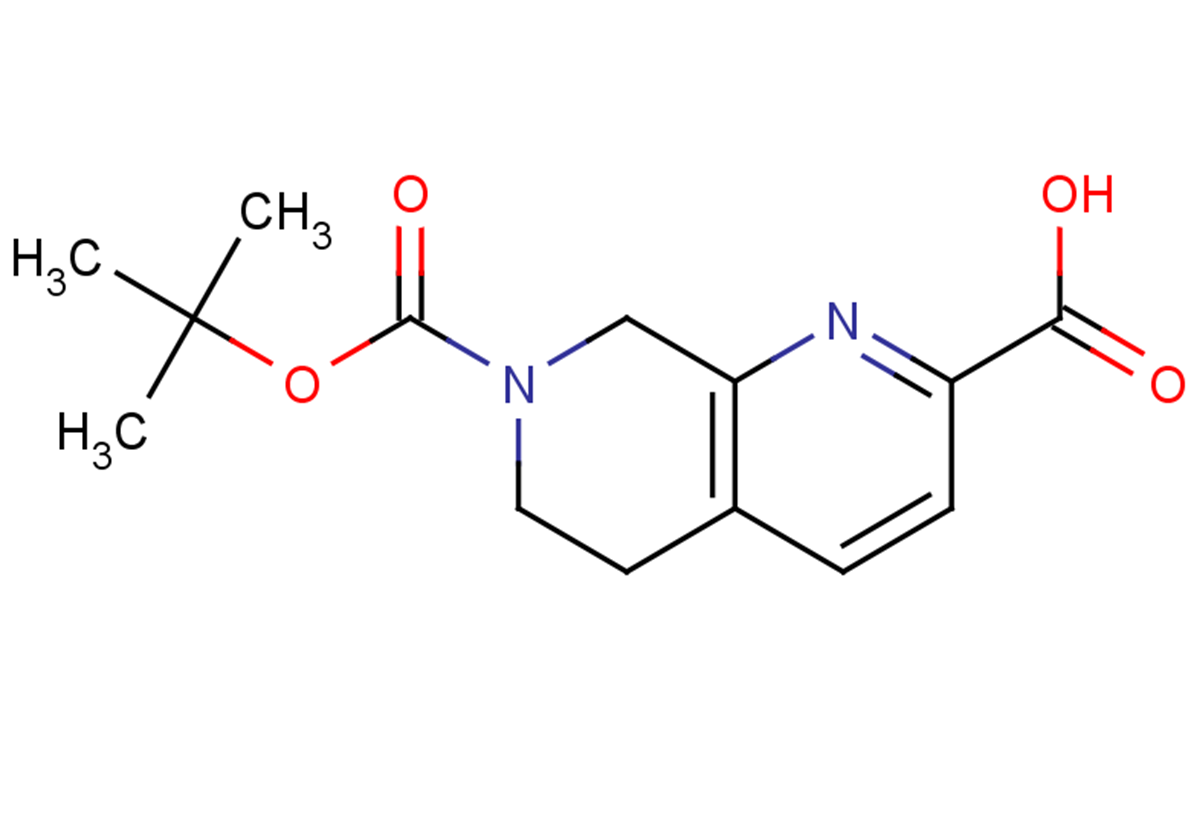 7-[(tert-butoxy)carbonyl]-5,6,7,8-tetrahydro-1,7-naphthyridine-2-carboxylic acid