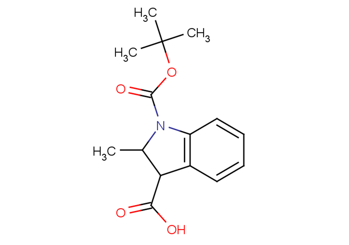 1-[(tert-butoxy)carbonyl]-2-methyl-2,3-dihydro-1H-indole-3-carboxylic acid