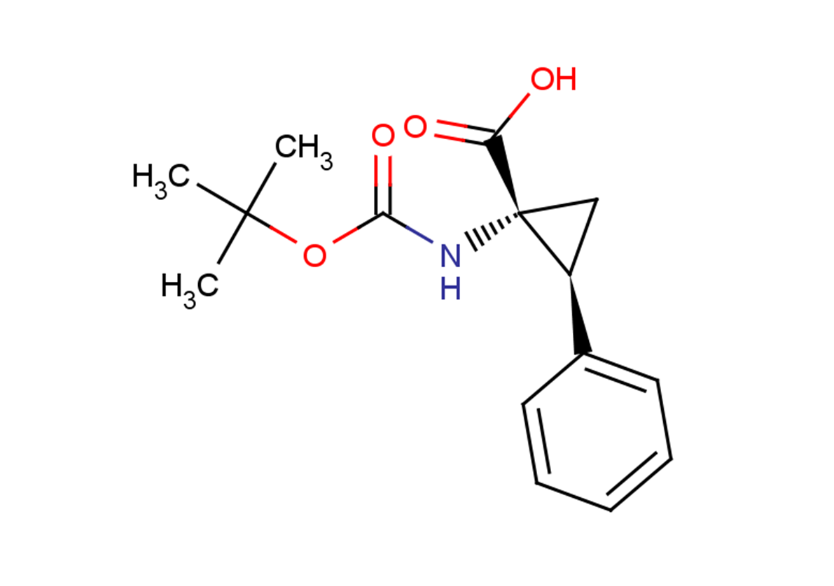 (1R,2S)-1-{[(tert-butoxy)carbonyl]amino}-2-phenylcyclopropane-1-carboxylic acid