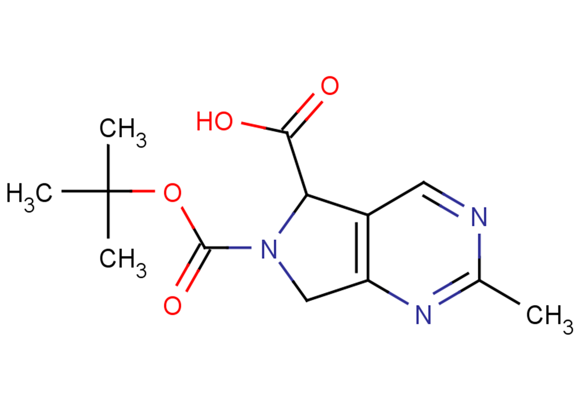 6-[(tert-butoxy)carbonyl]-2-methyl-5H,6H,7H-pyrrolo[3,4-d]pyrimidine-5-carboxylic acid