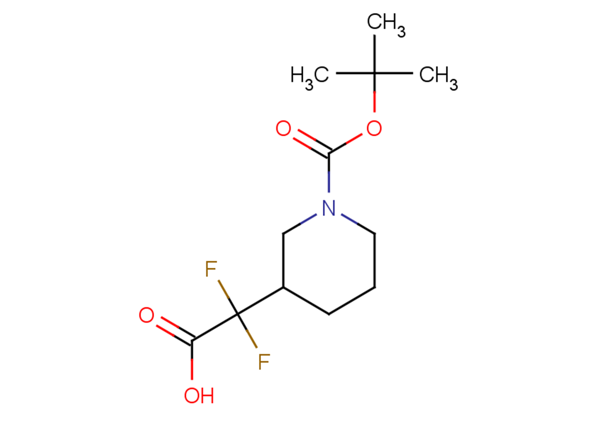 2-{1-[(tert-butoxy)carbonyl]piperidin-3-yl}-2,2-difluoroacetic acid