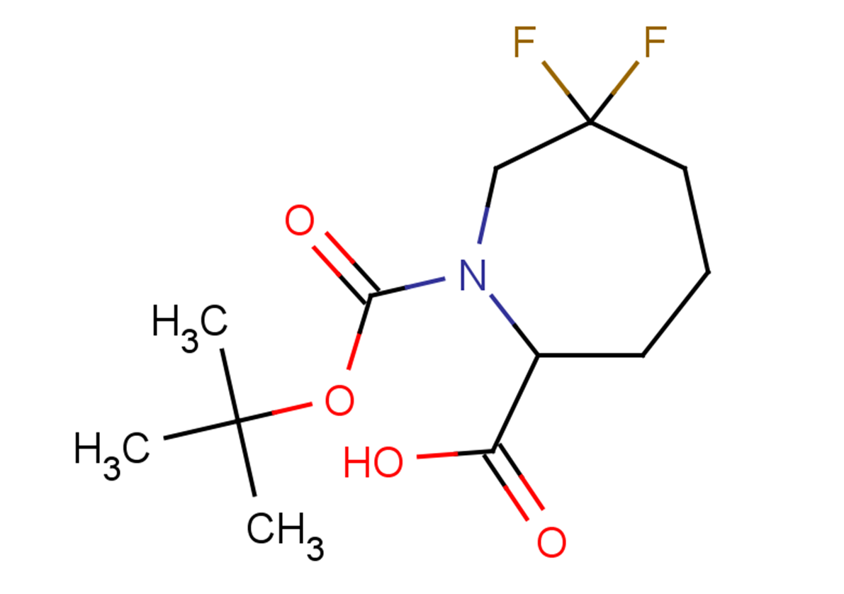 1-[(tert-butoxy)carbonyl]-6,6-difluoroazepane-2-carboxylic acid