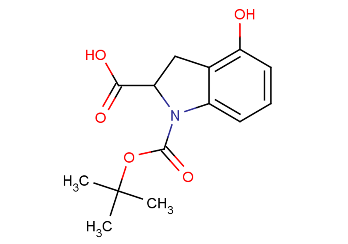1-[(tert-butoxy)carbonyl]-4-hydroxy-2,3-dihydro-1H-indole-2-carboxylic acid