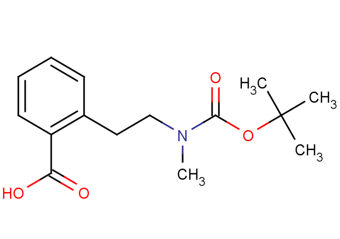 2-(2-{[(tert-butoxy)carbonyl](methyl)amino}ethyl)benzoic acid