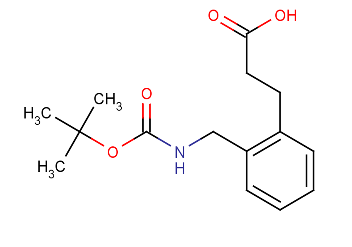 3-[2-({[(tert-butoxy)carbonyl]amino}methyl)phenyl]propanoic acid
