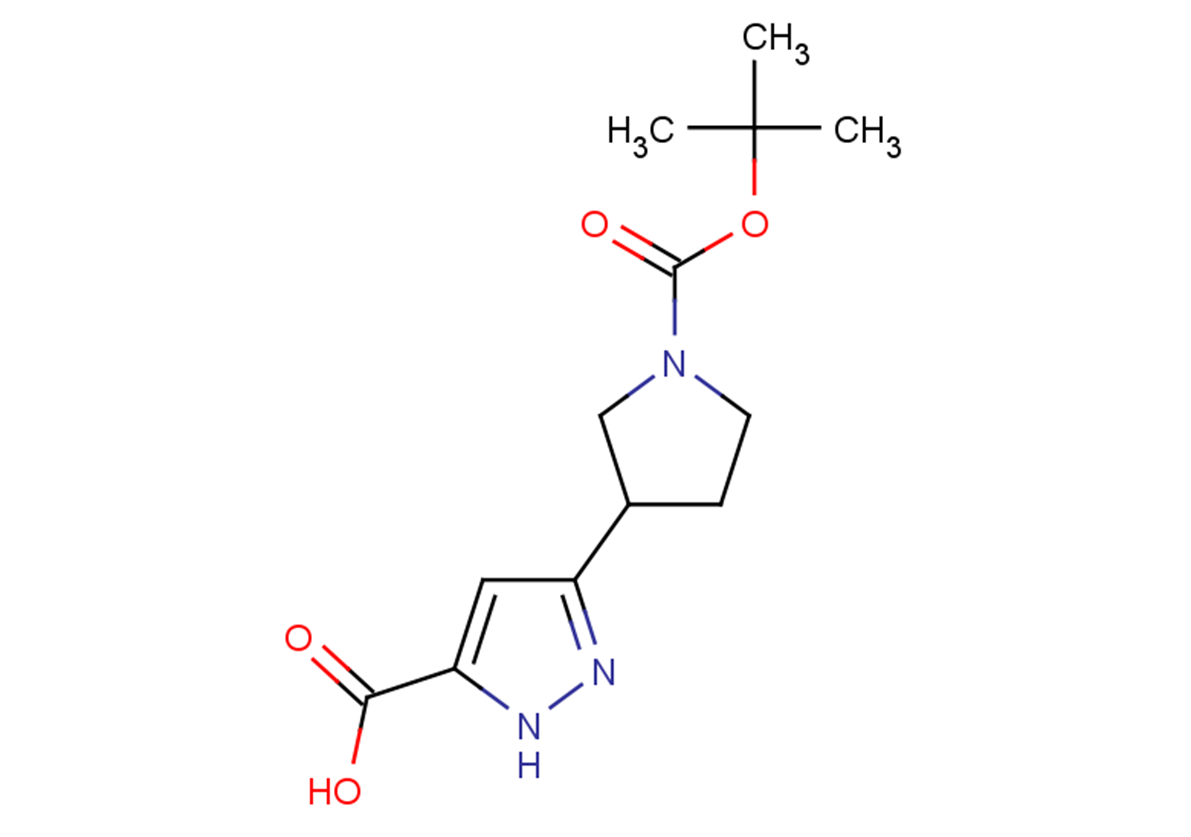 3-{1-[(tert-butoxy)carbonyl]pyrrolidin-3-yl}-1H-pyrazole-5-carboxylic acid
