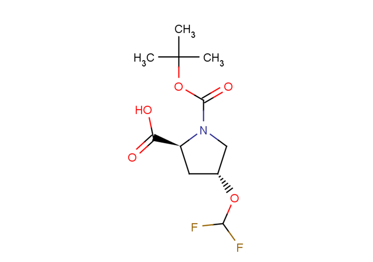 (2S,4R)-1-[(tert-butoxy)carbonyl]-4-(difluoromethoxy)pyrrolidine-2-carboxylic acid