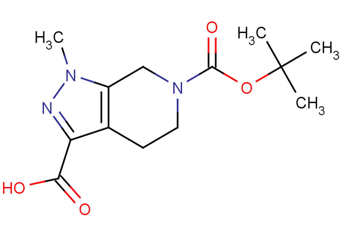 6-[(tert-butoxy)carbonyl]-1-methyl-1H,4H,5H,6H,7H-pyrazolo[3,4-c]pyridine-3-carboxylic acid