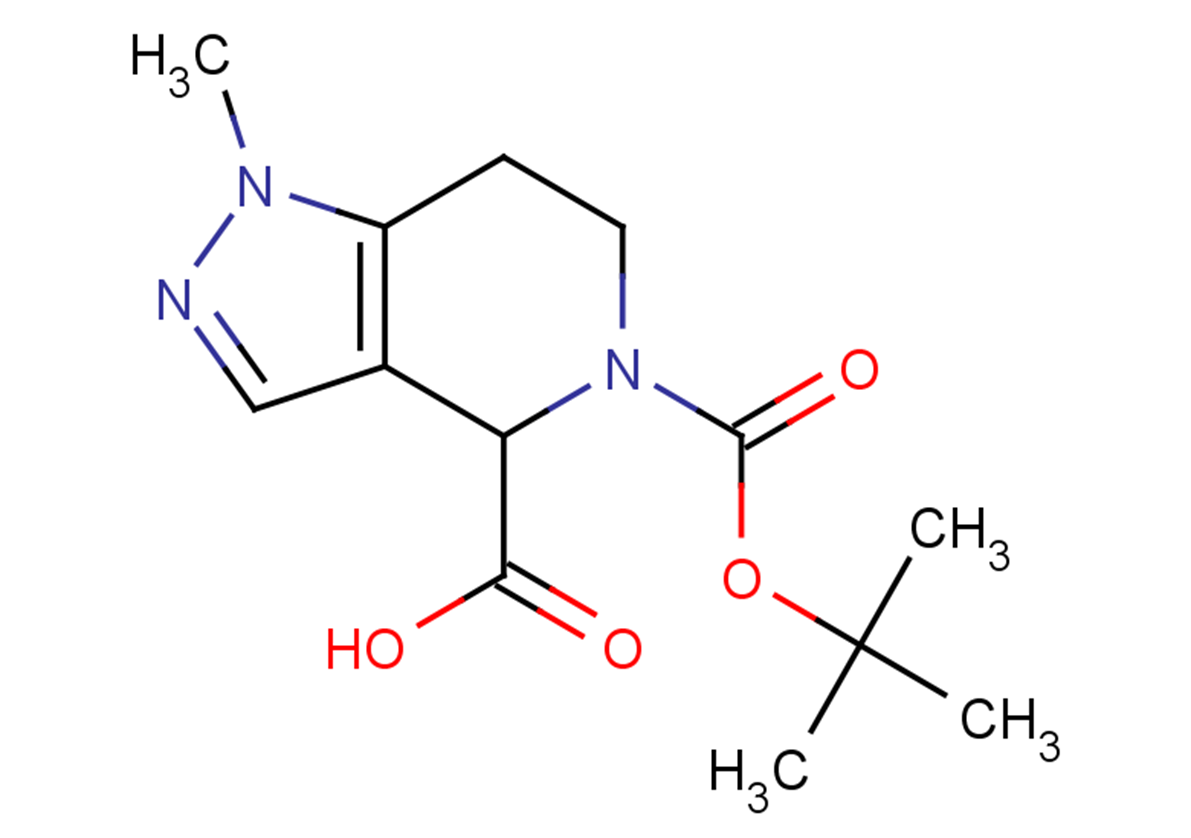 5-[(tert-butoxy)carbonyl]-1-methyl-1H,4H,5H,6H,7H-pyrazolo[4,3-c]pyridine-4-carboxylic acid