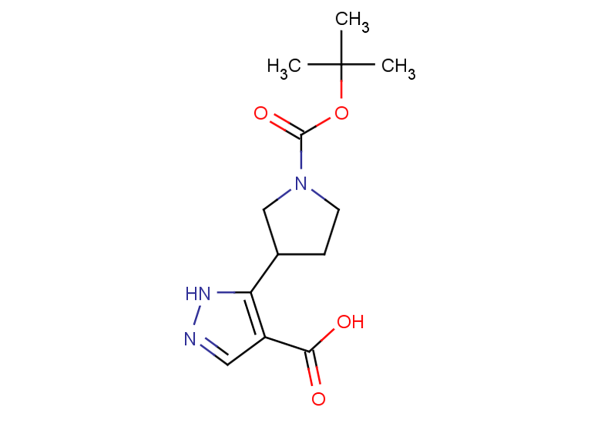 5-{1-[(tert-butoxy)carbonyl]pyrrolidin-3-yl}-1H-pyrazole-4-carboxylic acid