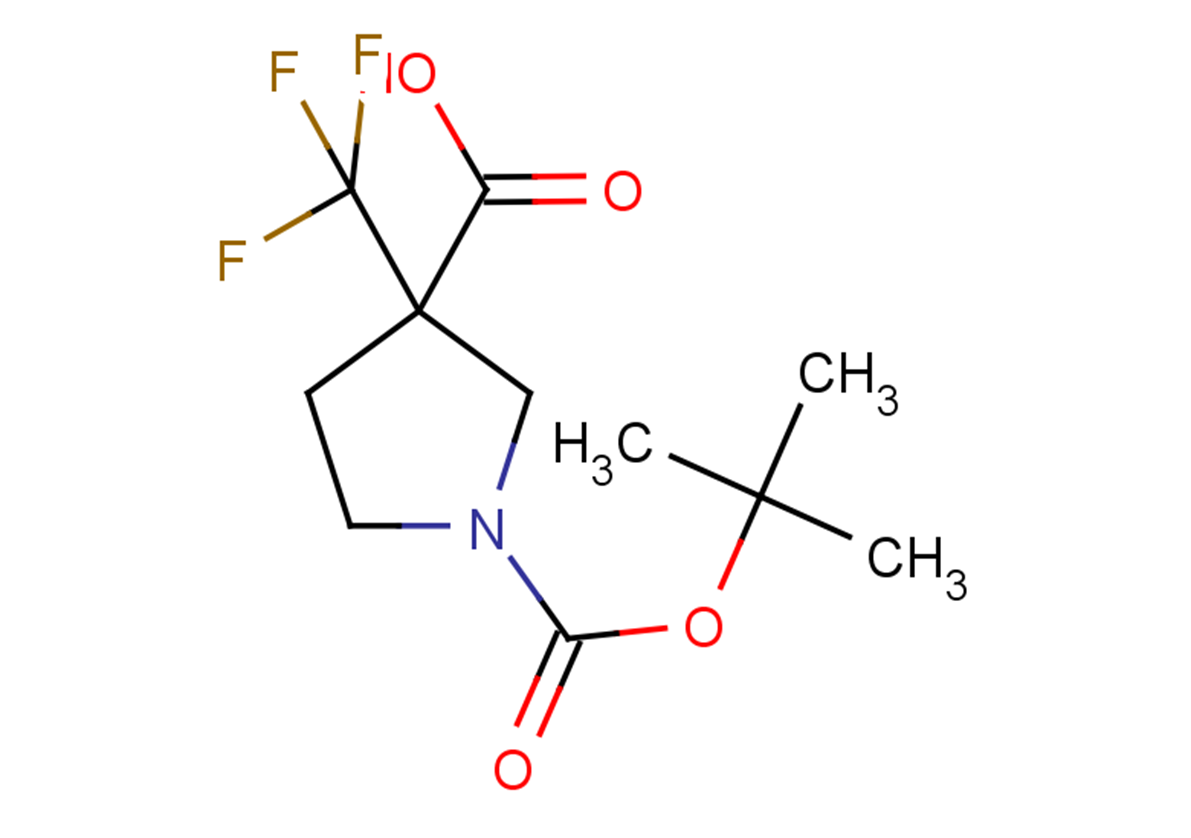 1-[(tert-butoxy)carbonyl]-3-(trifluoromethyl)pyrrolidine-3-carboxylic acid