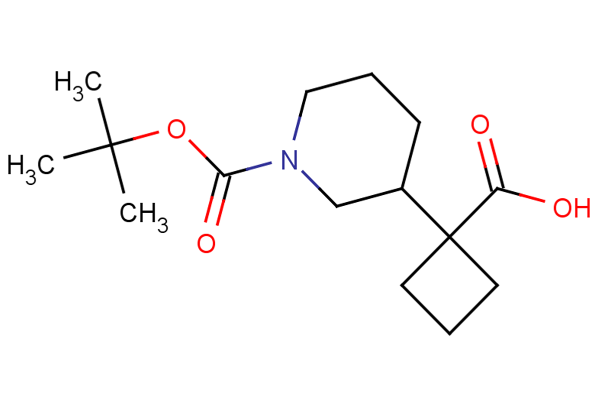 1-{1-[(tert-butoxy)carbonyl]piperidin-3-yl}cyclobutane-1-carboxylic acid
