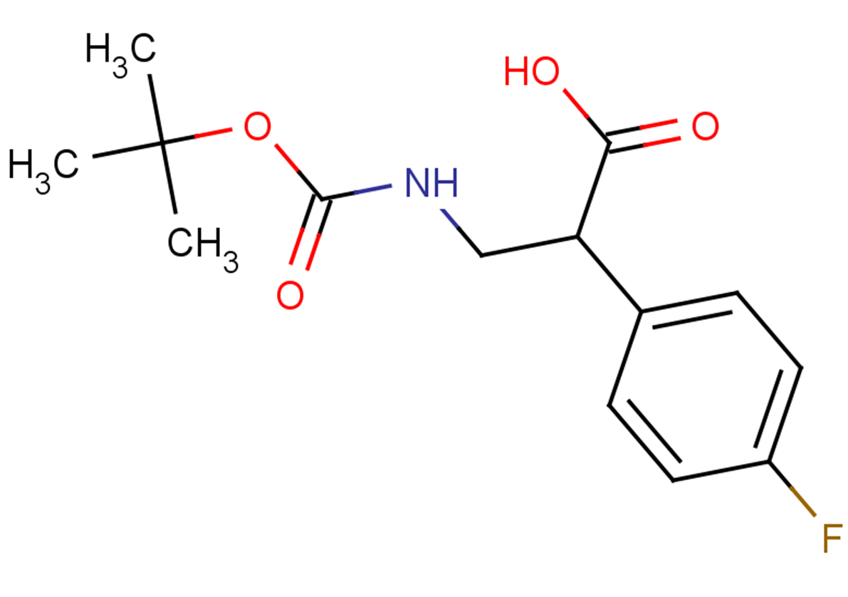 3-{[(tert-butoxy)carbonyl]amino}-2-(4-fluorophenyl)propanoic acid