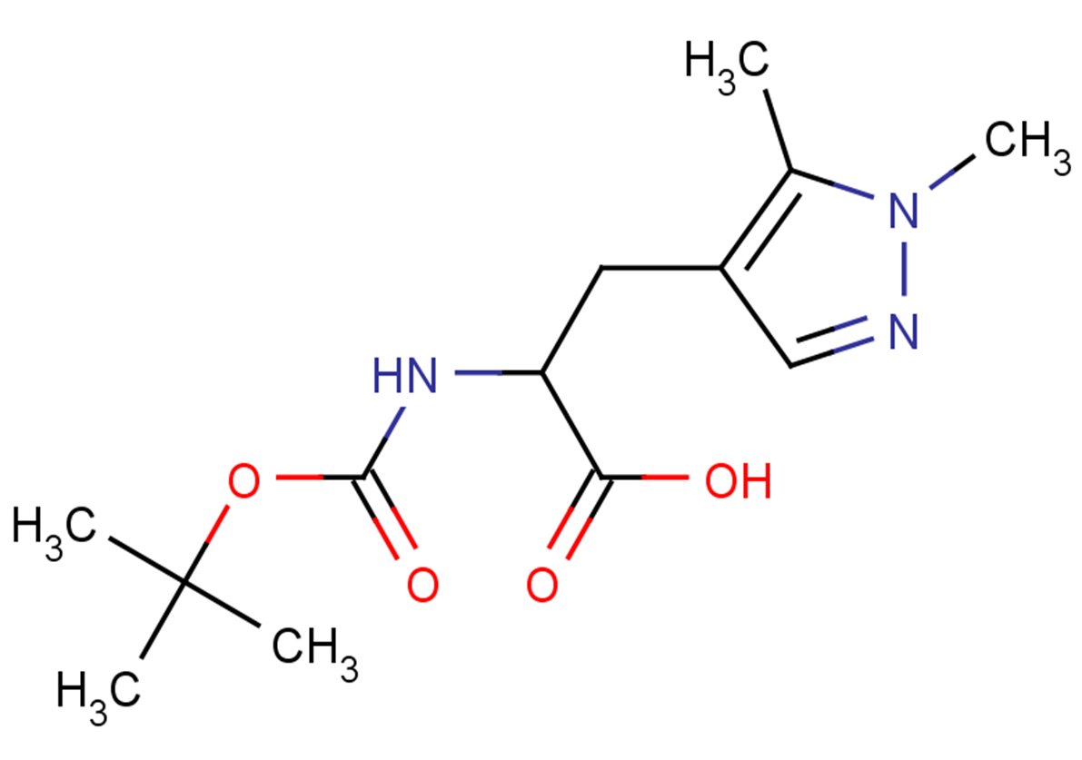 2-{[(tert-butoxy)carbonyl]amino}-3-(1,5-dimethyl-1H-pyrazol-4-yl)propanoic acid